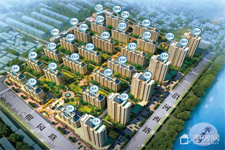 东山水岸3室2厅1卫107.0平简单装修